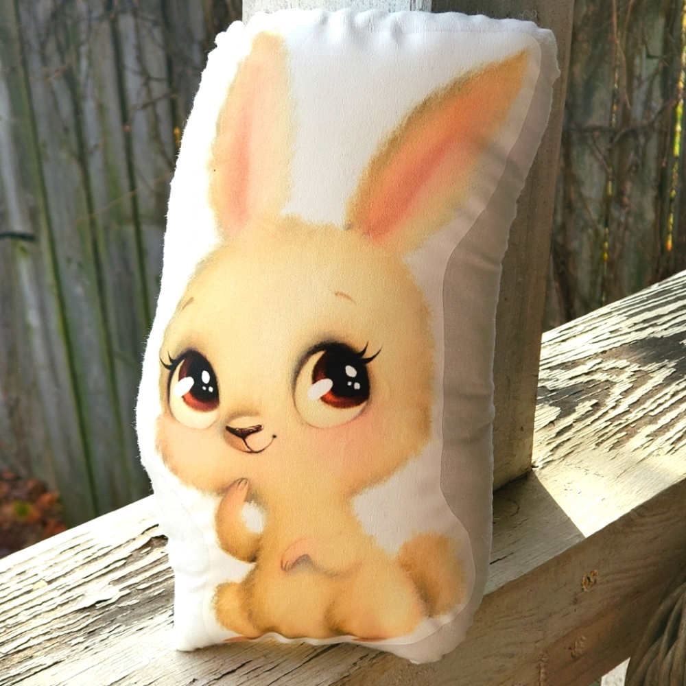 Baby Bunny Woodland Pillow Pal. New.
